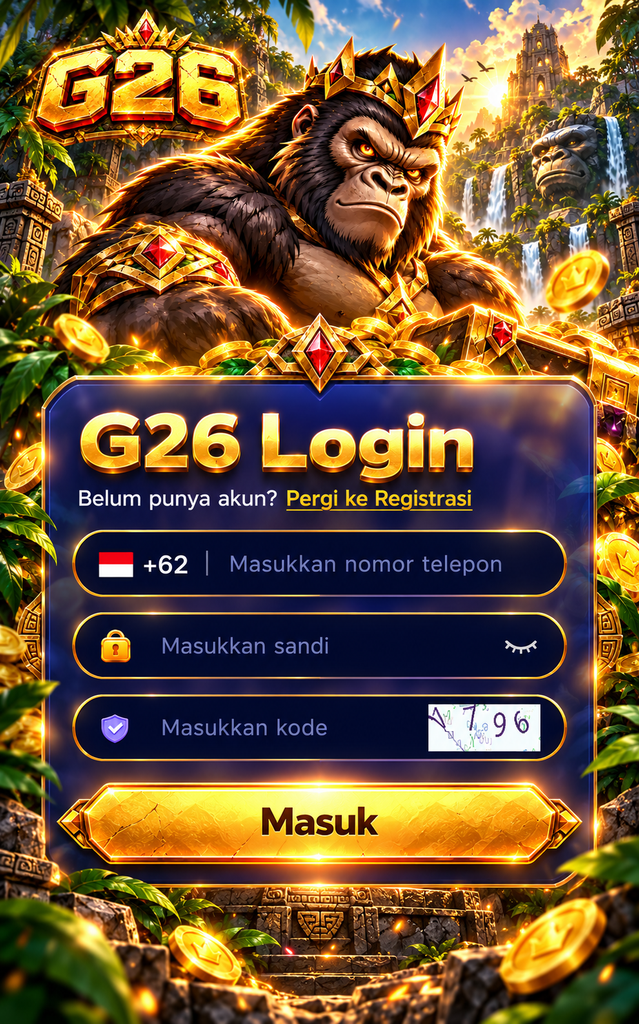 G26 Login Gorila Raja Hutan